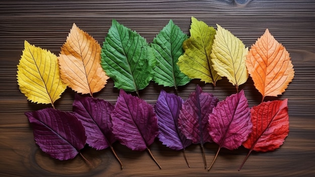 Foto gratuita composición de las hojas de otoño