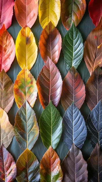 Foto gratuita composición de las hojas de otoño