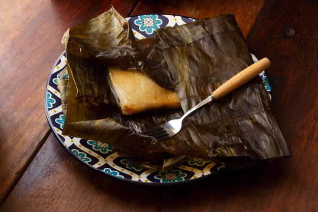 Composición de sabrosos tamales tradicionales