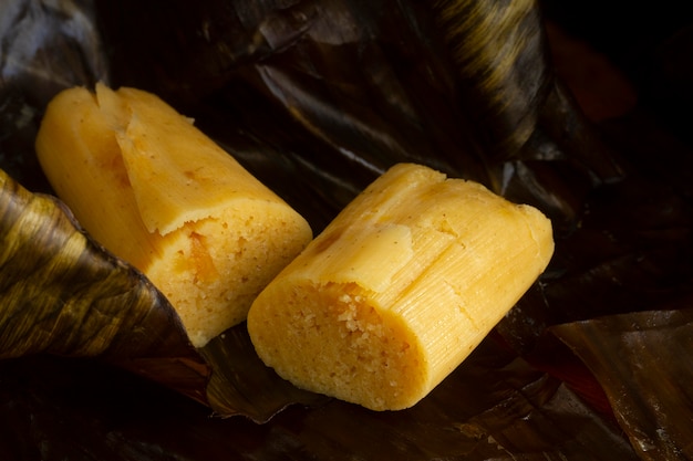 Composición de sabrosos tamales tradicionales