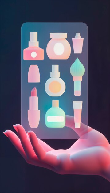 Las compras virtuales de maquillaje