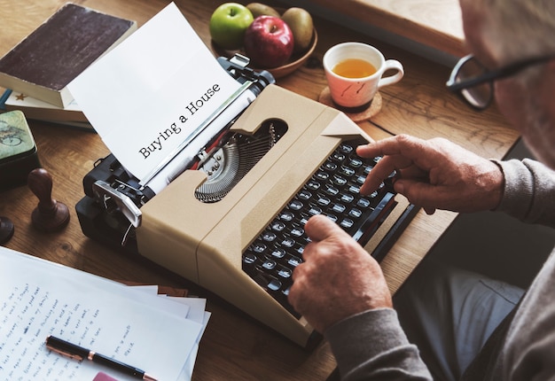 Foto gratuita concepto de bienes raíces de casa de compra