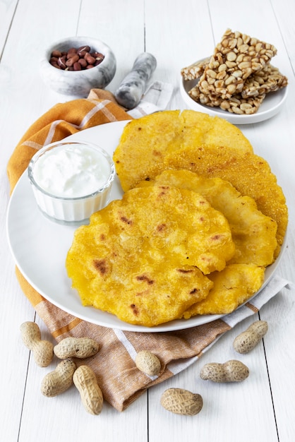 Foto gratuita concepto de comida deliciosa del día de lohri