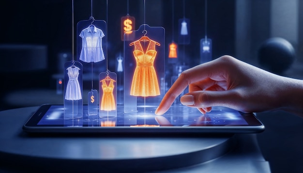 Concepto de compras en línea