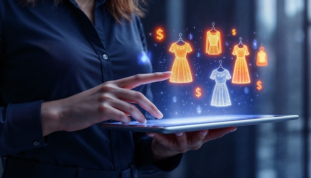 Concepto de compras en línea