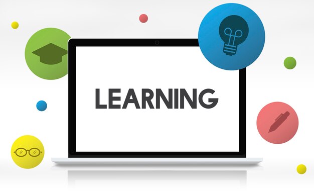 Concepto de conocimiento académico de educación de aprendizaje