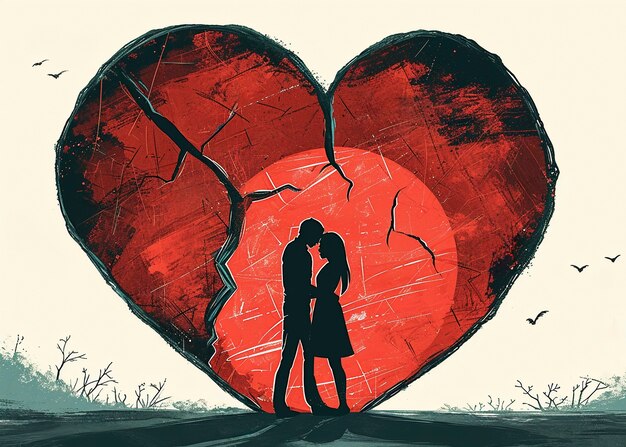 El concepto de corazón roto