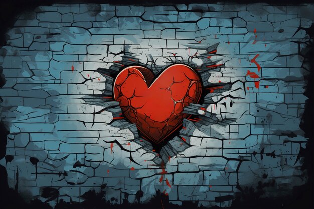 El concepto de corazón roto