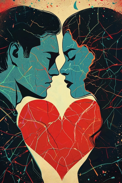El concepto de corazón roto