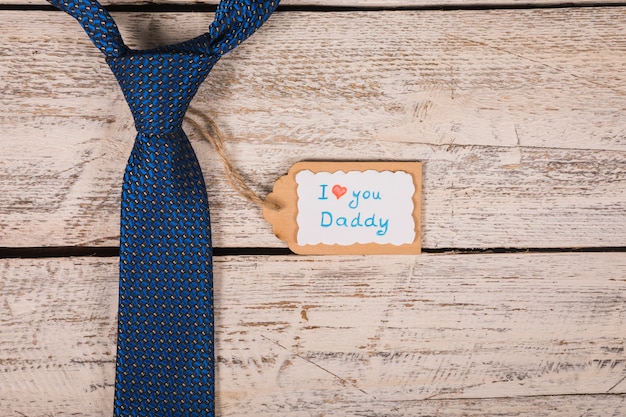 Concepto de corbata para el día del padre