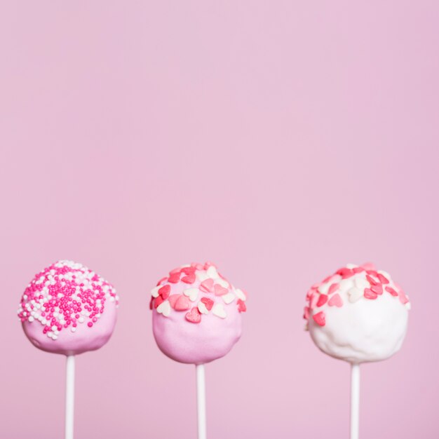 Concepto creativo cake pop