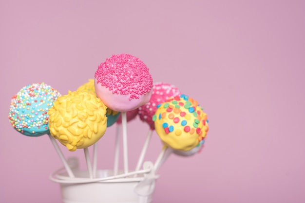 Concepto creativo cake pop