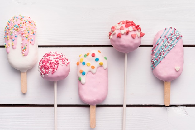 Concepto creativo cake pop