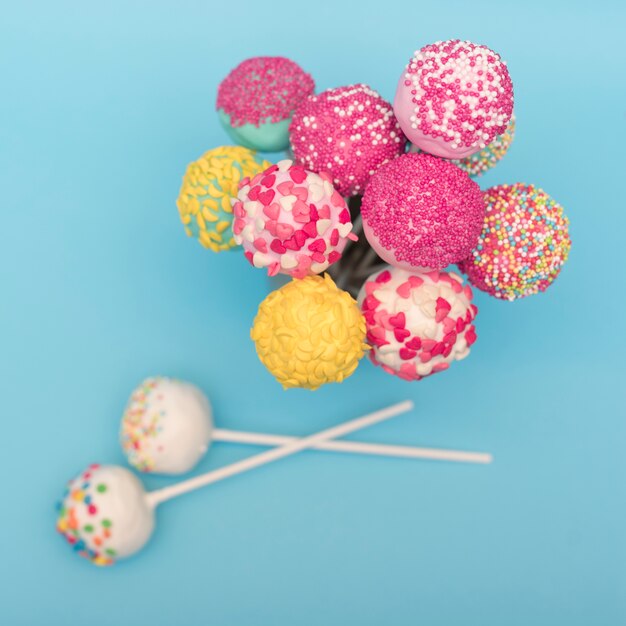 Concepto creativo cake pop