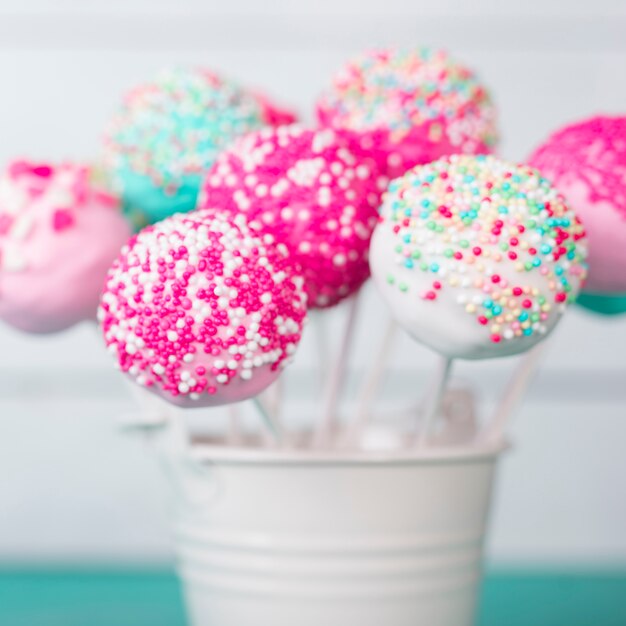 Concepto creativo cake pop