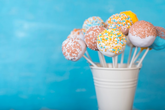 Concepto creativo cake pop