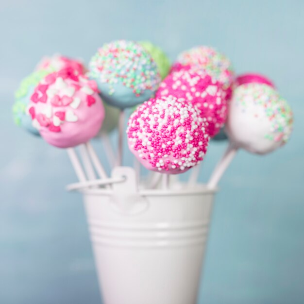 Concepto creativo cake pop