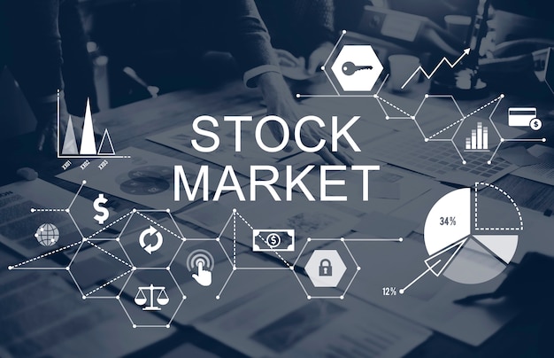 Concepto de cuestiones financieras de finanzas del mercado de valores