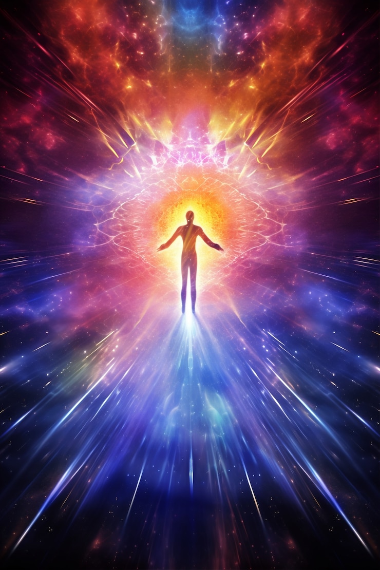 Foto gratuito concepto de despertar espiritual