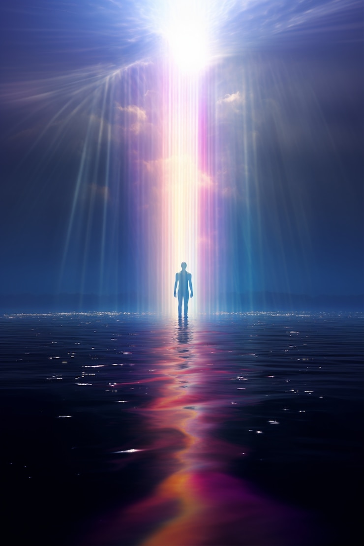 Foto gratuito concepto de despertar espiritual