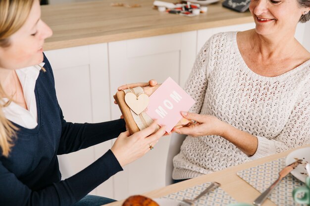 Concepto para el día de la madre con desayuno