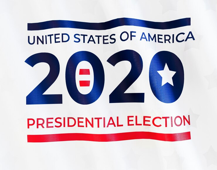 Foto gratuito concepto de elecciones estadounidenses con bandera americana