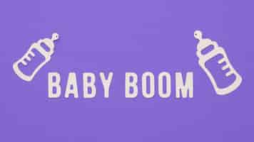 Foto gratuita concepto de fertilidad del baby boom