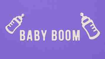 Foto gratuita concepto de fertilidad del baby boom