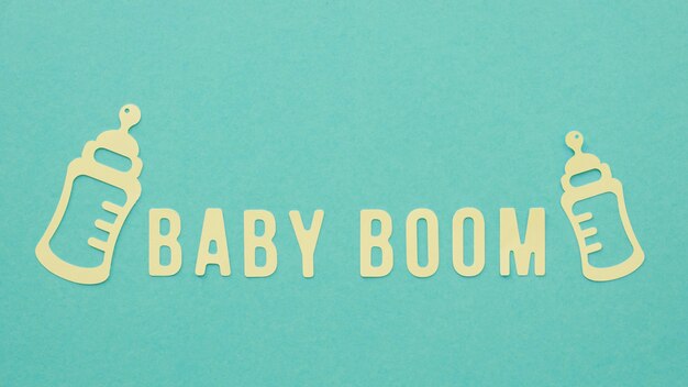 Concepto de fertilidad del baby boom