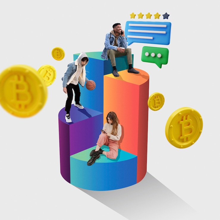 Foto gratuito concepto financiero completo con el símbolo de la moneda
