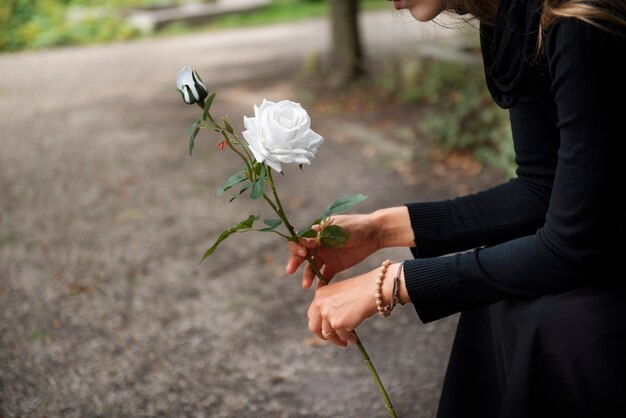 Concepto de fondo de cementerio