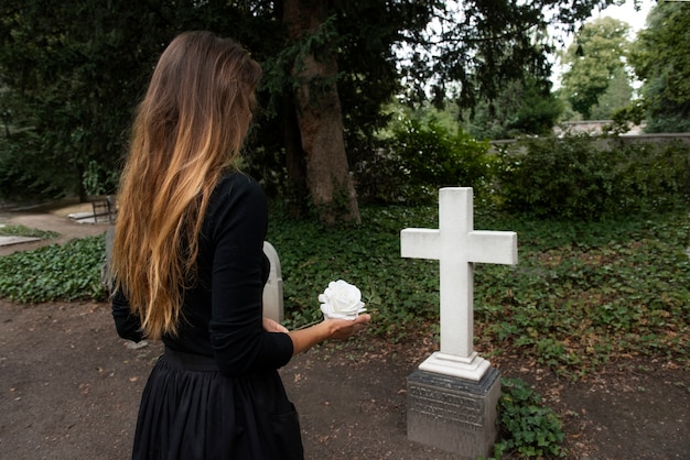 Concepto de fondo de cementerio