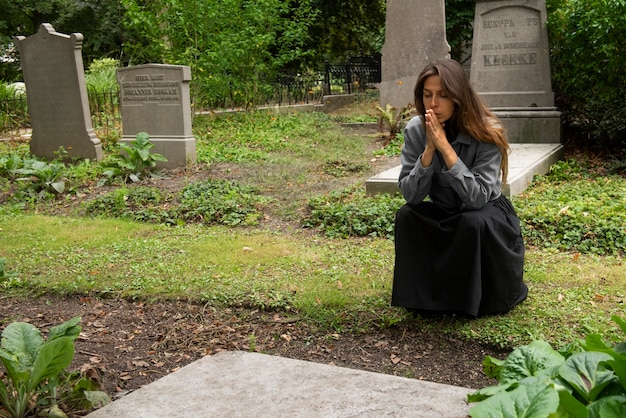 Concepto de fondo de cementerio