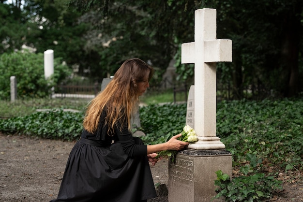 Concepto de fondo de cementerio