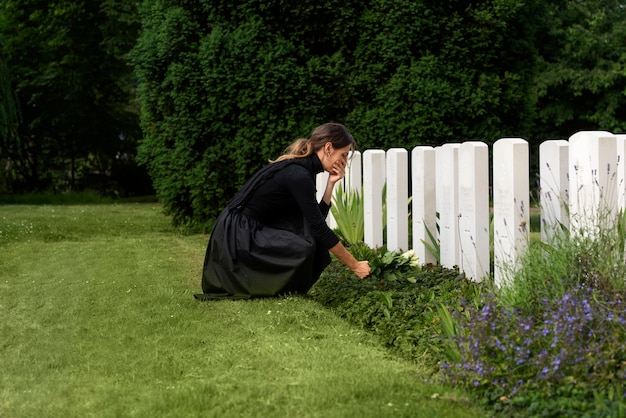 Concepto de fondo de cementerio