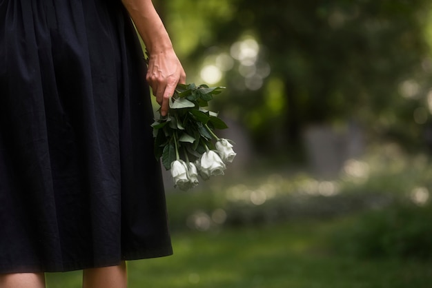 Foto gratuita concepto de fondo de cementerio