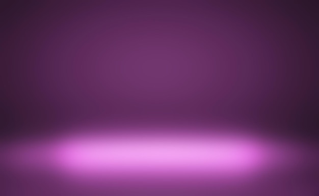 Concepto de fondo de estudio abstracto fondo de sala de estudio púrpura degradado de luz vacío para producto pl