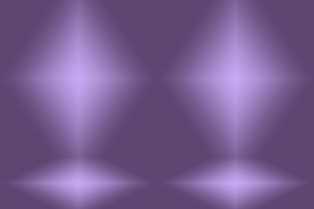 Concepto de fondo de estudio abstracto fondo de sala de estudio púrpura degradado de luz vacío para producto
