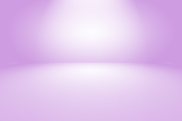Concepto de fondo de estudio - fondo púrpura degradado ligero vacío abstracto