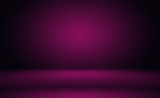 Concepto del fondo del estudio - fondo púrpura del sitio del estudio de la pendiente ligera vacía abstracta para el producto. Fondo liso del estudio.
