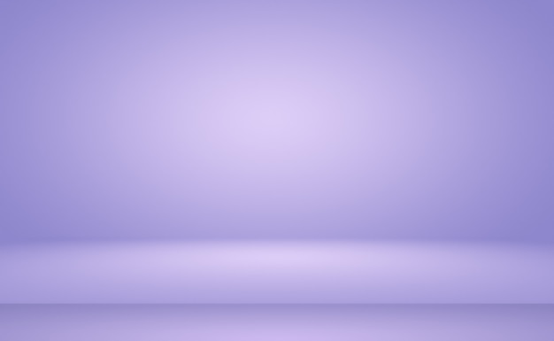 Concepto del fondo del estudio - fondo púrpura del sitio del estudio de la pendiente ligera vacía abstracta para el producto. Fondo liso del estudio.