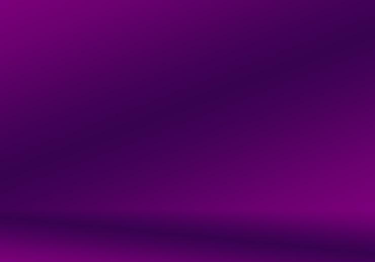 Foto gratuito concepto del fondo del estudio - fondo púrpura del sitio del estudio de la pendiente ligera vacía abstracta para el producto.