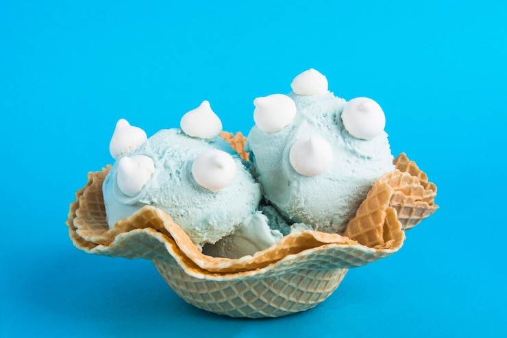 Foto gratuito concepto de helado de verano