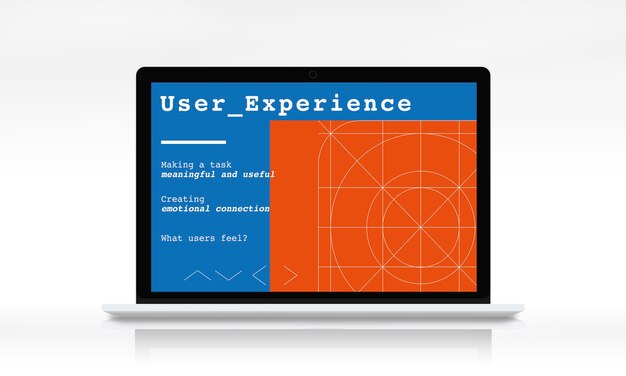 Concepto de interfaz de usuario de diseño web
