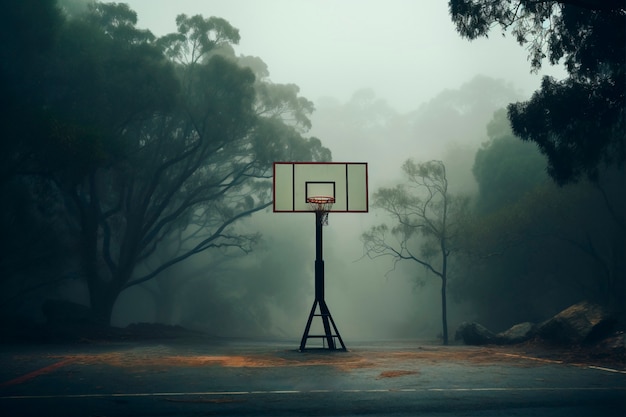 Concepto de juego de baloncesto