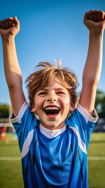 Foto gratuita concepto de juego de fútbol