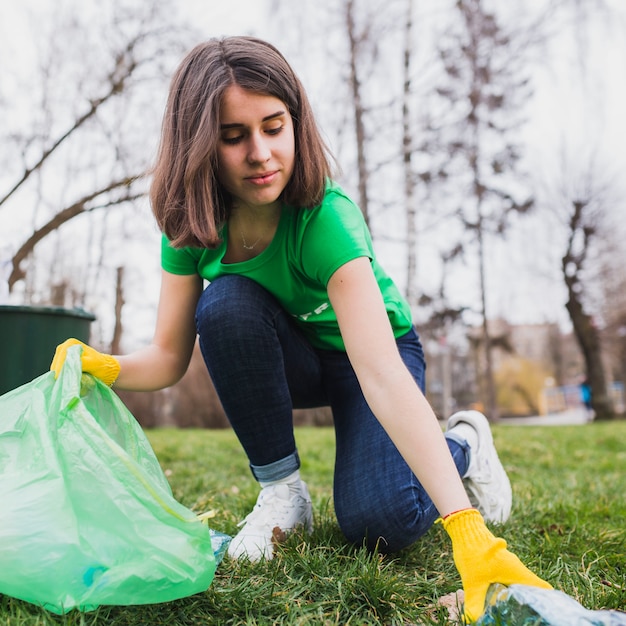 Concepto de medio ambiente y voluntarios