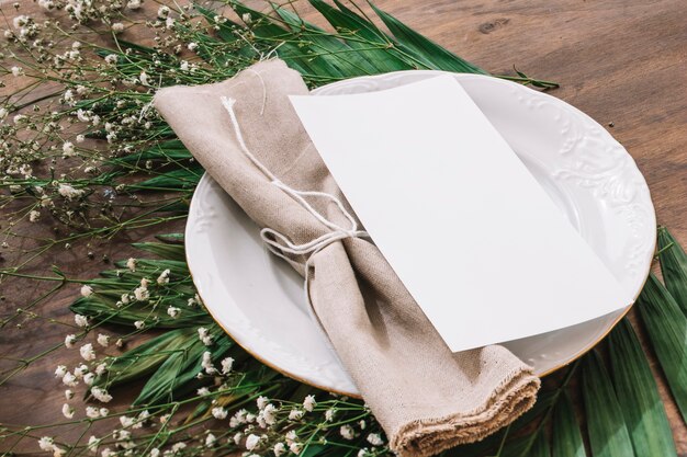 El concepto del menú de bodas