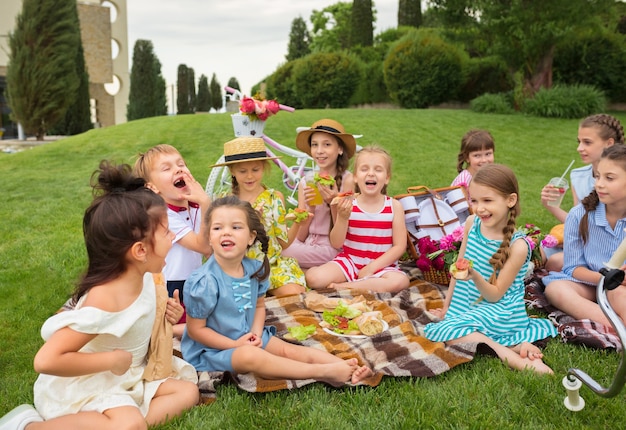 Concepto de moda infantil