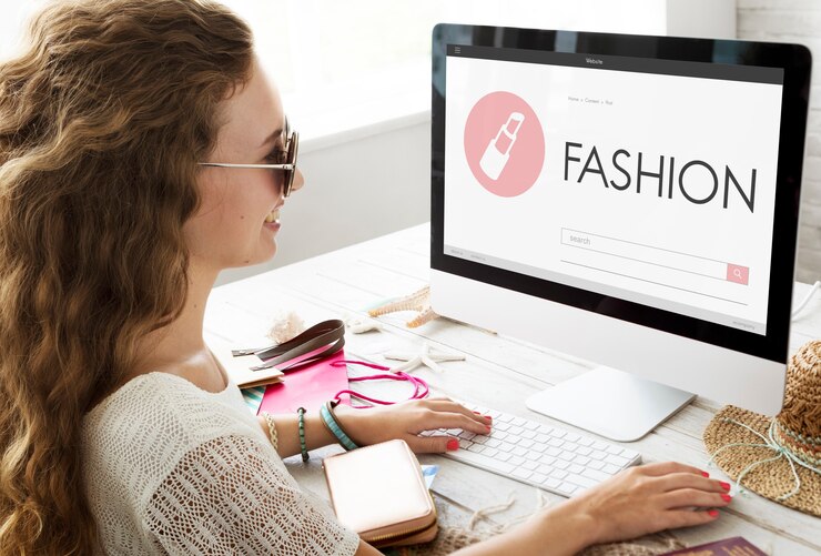 Foto gratuito concepto de modelo de diseñador de vestuario de ropa de belleza de moda